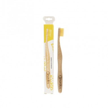 Raspall de dents groc amb mànec de...
