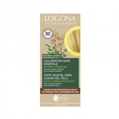 Colorant vegetal ros daurat Logona