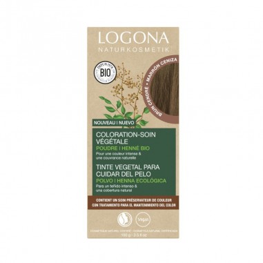 Colorant vegetal castany cendra Logona