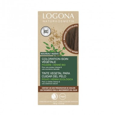 Colorant vegetal castany xocolata Logona