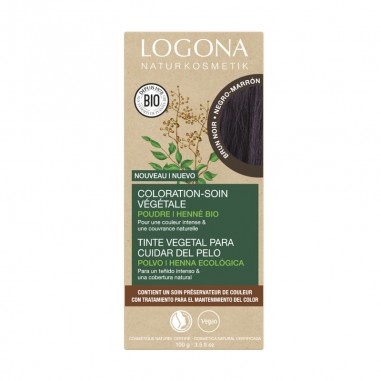 Colorant vegetal negre marró Logona