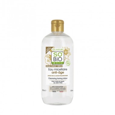 Agua micelar antiedad SO'BiO con...