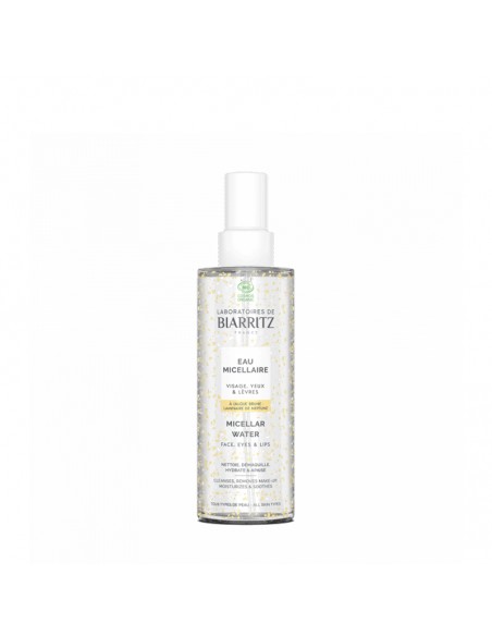 Agua micelar natural cara ojos y labios Laboratoires de Biarritz