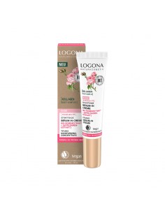 Contorno ojos sérum crema reafirmante rosas BIO y semillas de manzana Logona