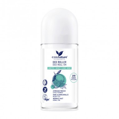 Desodorant natural roll-on 24h menta...