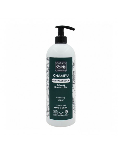 Champú fortalecedor. Champú natural sin siliconas. Disponible en NaturaBIO Cosmetics, tienda online de cosmética natural.