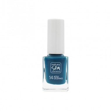 Esmalte uñas 14 azul océano NaturaSPA...