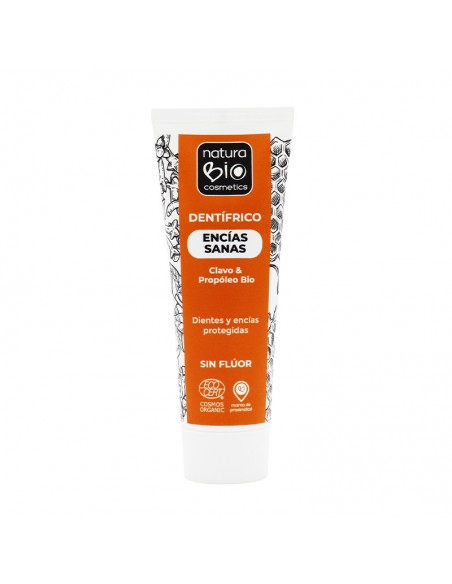 Pasta de dents Genives Sanes amb pròpolis i clau Bio NaturaBIO Cosmetics
