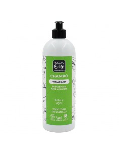 Champú ecológico Vitalidad aloe vera y manzana NaturaBIO cosmetics
