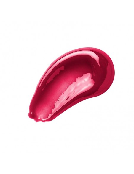 Textura del brillo de labios intenso Water Gloss 02 Hot Cherry lavera con acabado rojo cereza y destellos luminosos