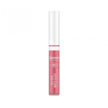 Brillo de labios intenso Water Gloss 04 Pink Lagoon lavera en formato tubo con tapón blanco