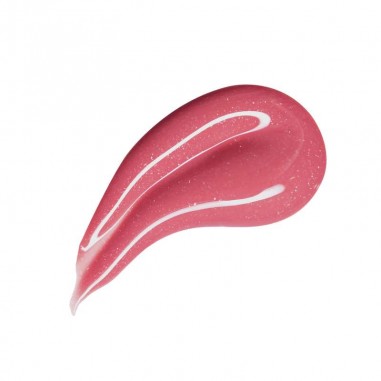 Textura del brillo de labios intenso Water Gloss 04 Pink Lagoon lavera con acabado rosado y destellos luminosos
