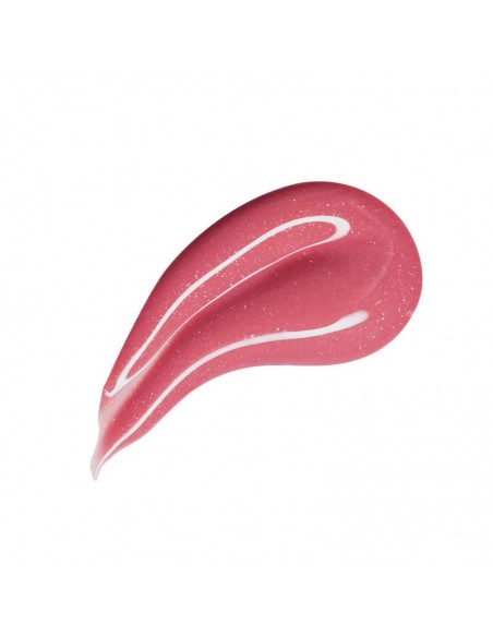 Textura del brillo de labios intenso Water Gloss 04 Pink Lagoon lavera con acabado rosado y destellos luminosos