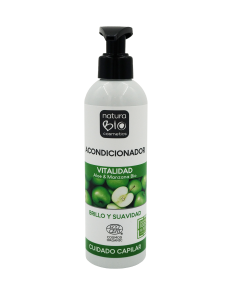 Acondicionador sin siliconas Vitalidad de NaturaBIO Cosmetics.