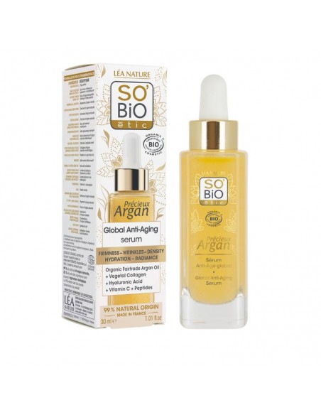 Sèrum facial antiedat global argan SO’BiO