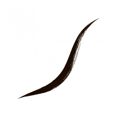 Prueba de color del Eyeliner líquido 01 negro Taburiente NaturaBIO Cosmetics