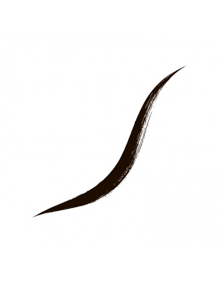 Prueba de color del Eyeliner líquido 01 negro Taburiente NaturaBIO Cosmetics