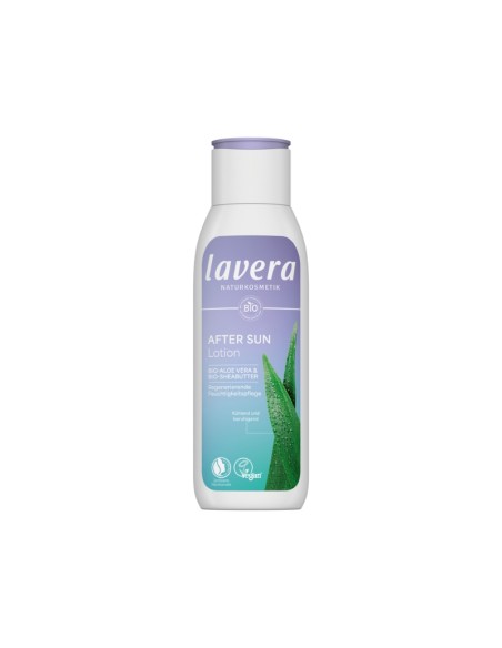 Loción Aftersun Aloe Vera & Manteca de Karité Bio de lavera - Hidratación y alivio para la piel después del sol