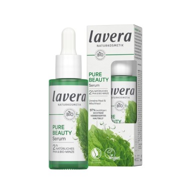 Serum facial Pure Beauty Lavera anti-imperfecciones con menta bio
