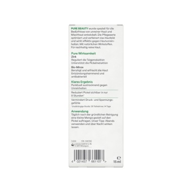 Tratamiento natural anti imperfecciones Pure Beauty Lavera