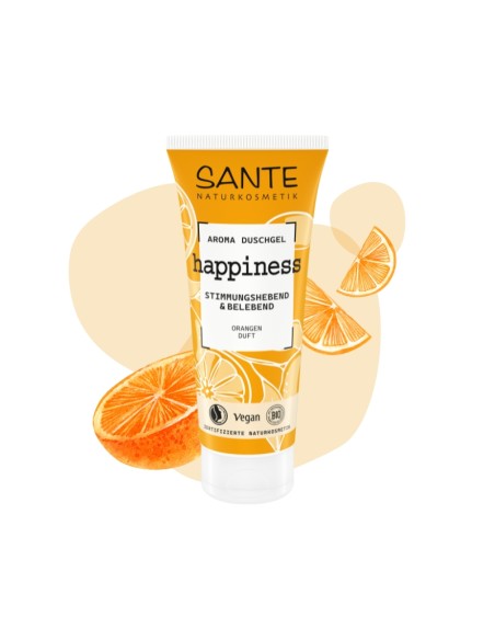 Gel ducha Happiness naranja Sante