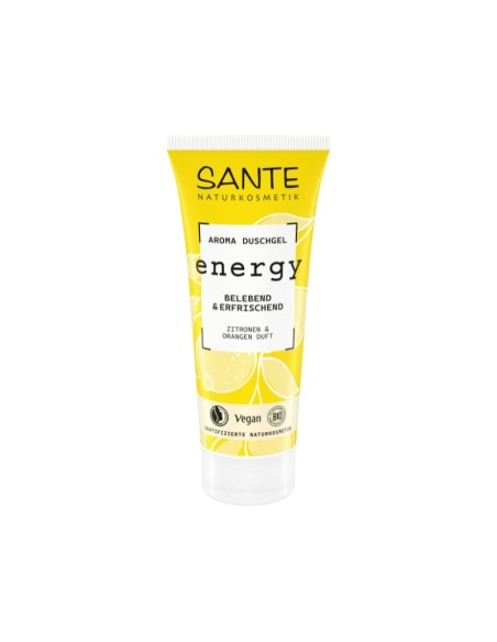 Sante gel de ducha energizante con limón y naranja