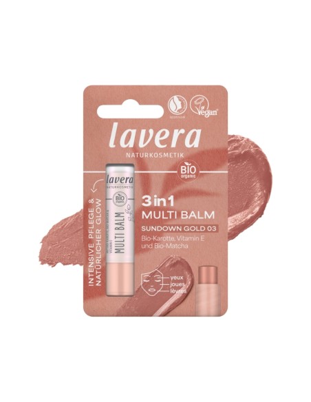 Bàlsam multiús blister 03 sundown gold lavera