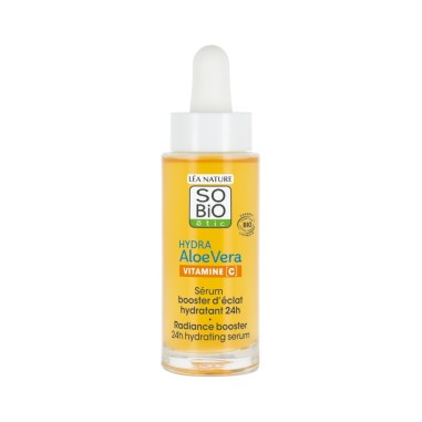 Sérum facial radiante SO’BiO étic potenciador de hidratación