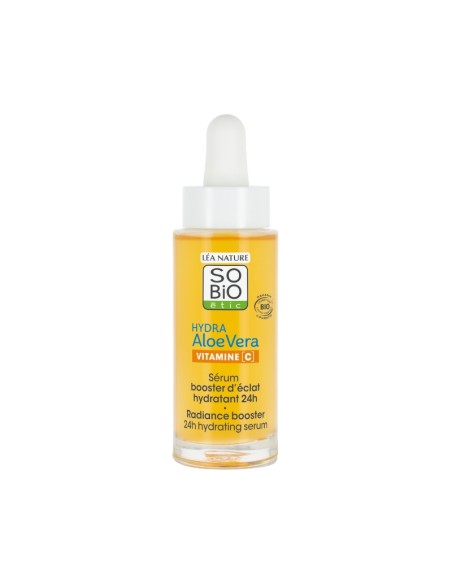 Sérum facial radiante SO’BiO étic potenciador de hidratación