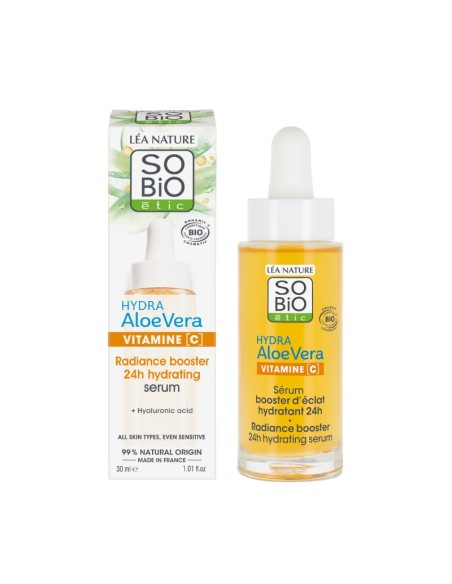 Sèrum facial radiant potenciador d’hidratació SO’BiO