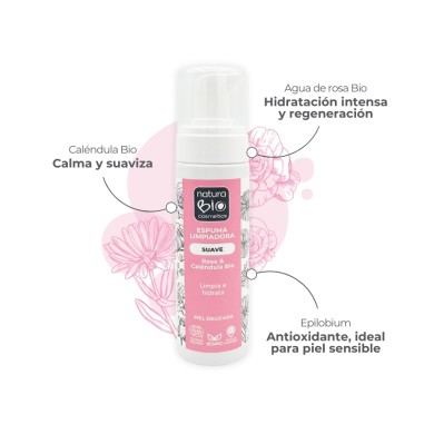 Escuma netejadora suau Rosa 6...