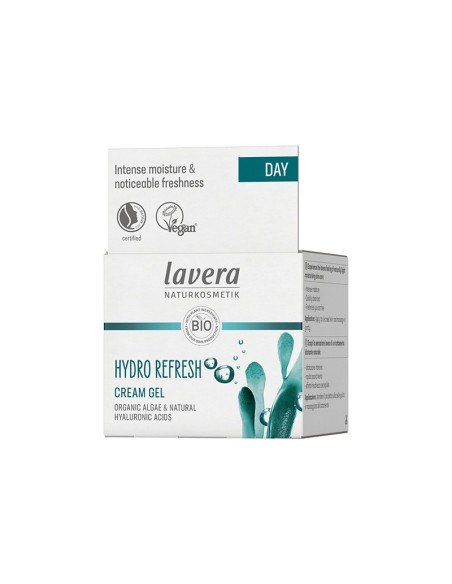 Caja de la Crema gel hydro refresh algas y ácido hialurónico