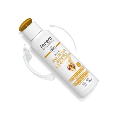 El Champú natural Reparación experta y Cuidado profundo lavera Bio
