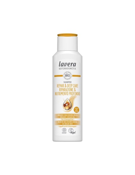 Champú natural reparación profunda con argán Bio de lavera en NaturaBIO Cosmetics