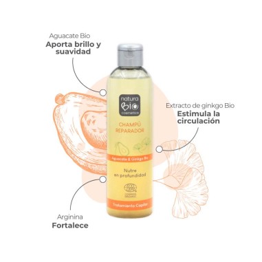 Champú natural Reparador aguacate y...