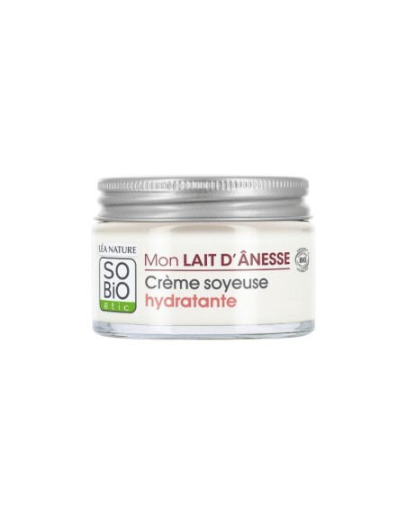 Crema facial hidratant sedosa llet de burra SO'BiO étic