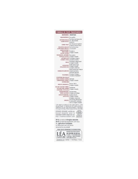 Sérum facial hidratante fortalecedor y rellenador leche de burra & ácido hialurónico SO'BiO étic