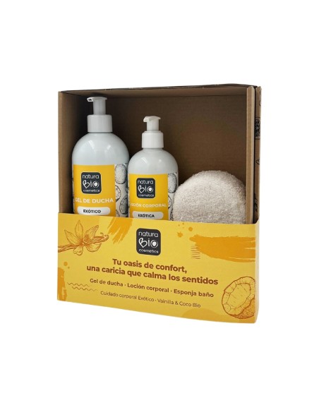 Pack higiene i cura corporal exòtic NaturaBIO Cosmetics