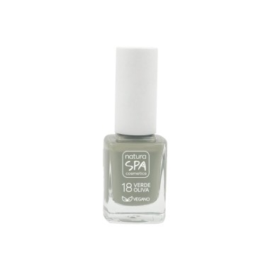 Esmalte uñas 18 verde oliva NaturaSPA...