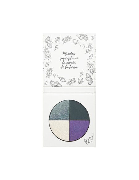 Caja abierta de Sombra ojos 4 colores 01 Gótico Barcelona NaturaBIO Cosmetics