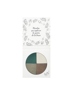 Sombra de Ojos 02 Verde Asturias de NaturaBIO Cosmetics: Color vibrante inspirado en la naturaleza con un cuidado excepcional. 2