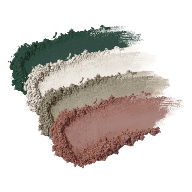 Colores de la Sombra ojos 4 colores 02 verde Asturias NaturaBIO Cosmetics