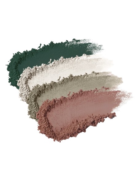Colores de la Sombra ojos 4 colores 02 verde Asturias NaturaBIO Cosmetics