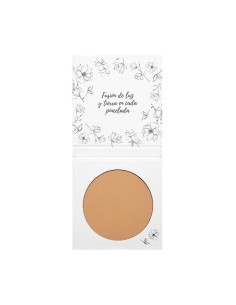 Maquillaje Compacto 01 Arena Algarve de NaturaBIO Cosmetics: Acabado mate natural y cuidado Bio para piel clara. 2