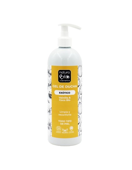 Gel de ducha natural Exótico de NaturaBIO Cosmetics
