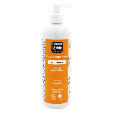 Loción corporal Nutritiva con avena Bio 500ml NaturaBIO Cosmetics