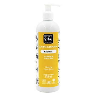 Loción corporal exótica vainilla & coco Bio 500ml NaturaBIO Cosmetics