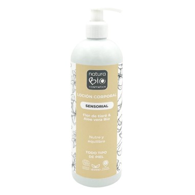 Loción corporal Sensorial flor tiaré & aloe vera Bio NaturaBIO Cosmetics