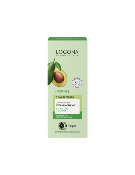 Caja de la Crema vitaminica regenerante celular Bio Logona