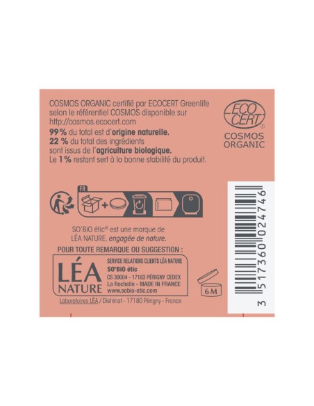 Crema hidratante lift’ grenade retinol-like SO’BiO